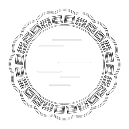 Empty chinese labelのイラスト素材