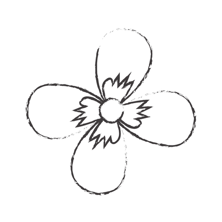 Isolated beauty flower image. Vector illustration designのイラスト素材