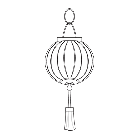 Isolated asian ornament image. Vector illustration designのイラスト素材