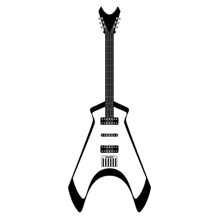 Electric guitar image. Musical instrument. Vector illustration designのイラスト素材