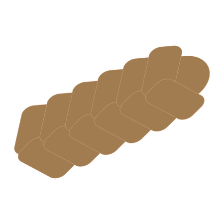 Braided bread imageのイラスト素材
