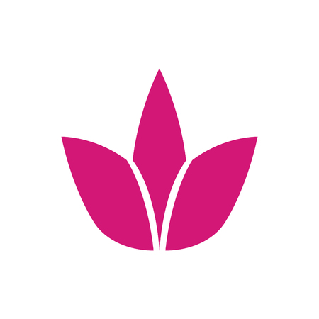Isolated flower spa logoのイラスト素材