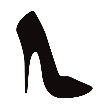 High heel shoe iconのイラスト素材