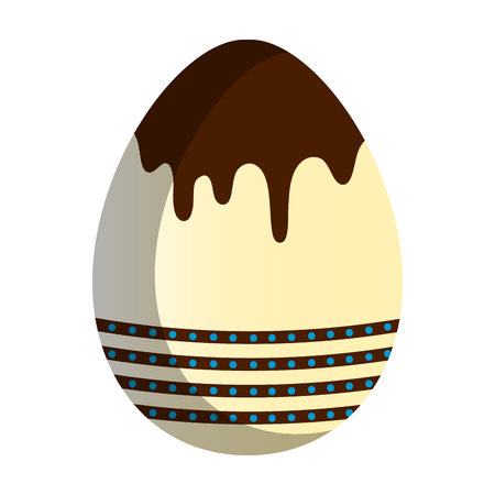 Isolated easter egg icon. Vector illustration designのイラスト素材