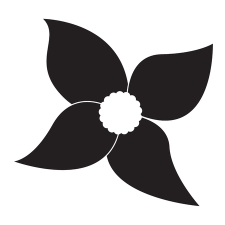 Cute flower icon Vector illustration.のイラスト素材