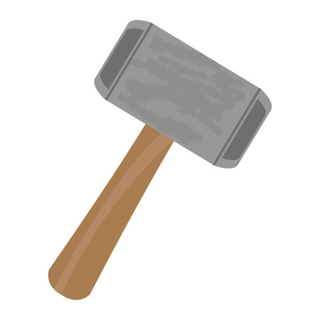 Isolated hammer iconのイラスト素材