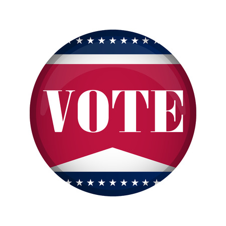 United States campaign button. Vector illustration designのイラスト素材