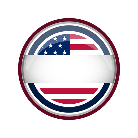 United States campaign button. Vector illustration designのイラスト素材