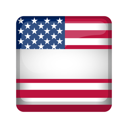United States campaign buttonのイラスト素材