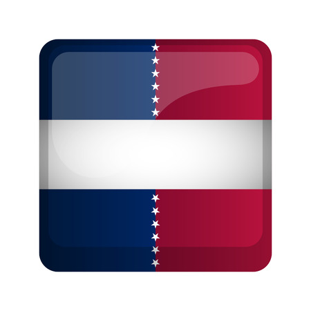 United States campaign button illustration on white background.のイラスト素材