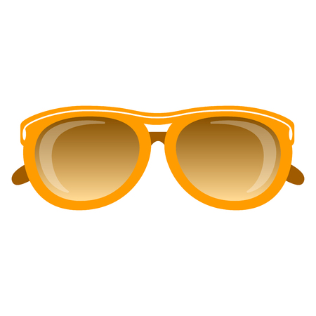 Isolated sunglasses icon illustration on white background.のイラスト素材