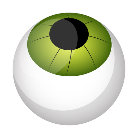 Isolated beach ball icon on white backgroundのイラスト素材