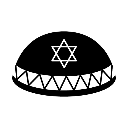 Jewish kippah iconのイラスト素材