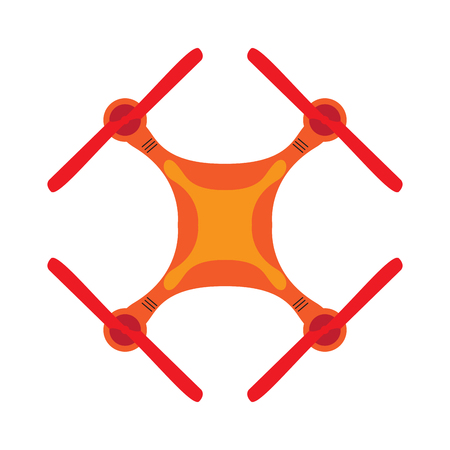 Isolated drone toy icon. Vector illustration designのイラスト素材