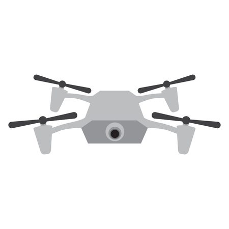 Isolated drone toy icon. Vector illustration designのイラスト素材