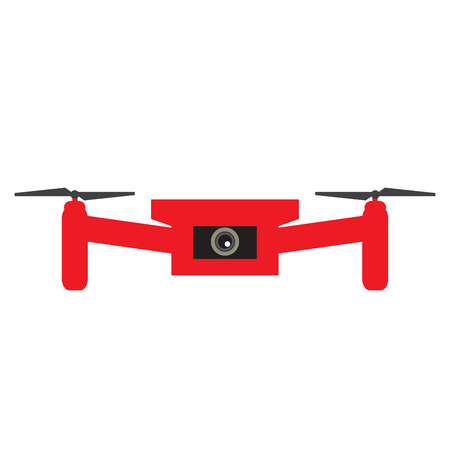 Isolated drone toy icon. Vector illustration designのイラスト素材