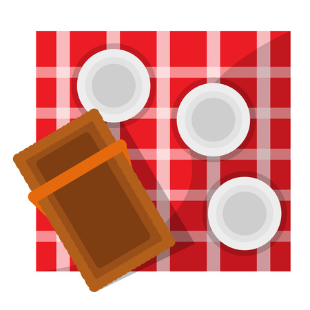 Picnic utensils iconのイラスト素材
