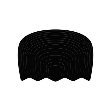 Isolated retro mustache icon. Vector illustration designのイラスト素材