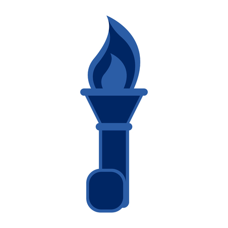 Isolated torch iconのイラスト素材