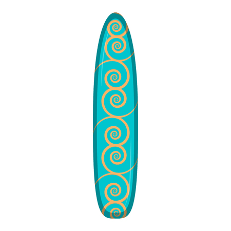 Isolated surfboard iconのイラスト素材