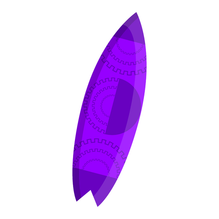 Isolated surfboard iconのイラスト素材