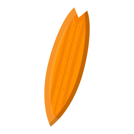 Isolated surfboard iconのイラスト素材
