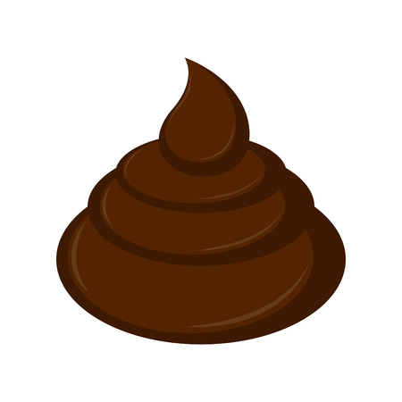 Isolated poop iconのイラスト素材