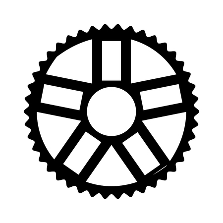 Bicycle gear iconのイラスト素材