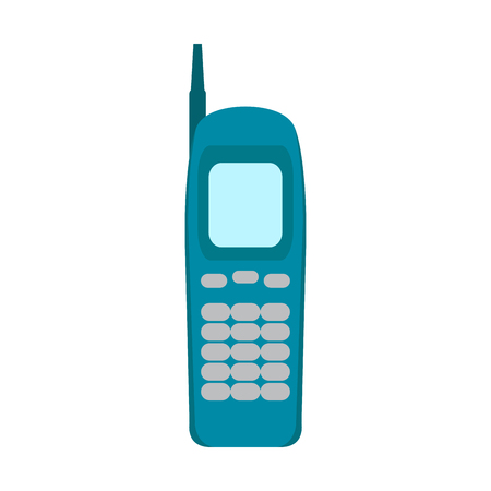 Isolated old cellphone icon. Vector illustration designのイラスト素材