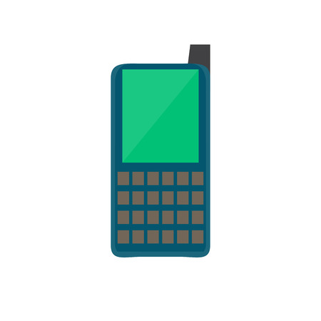 Isolated old cellphone icon. Vector illustration designのイラスト素材