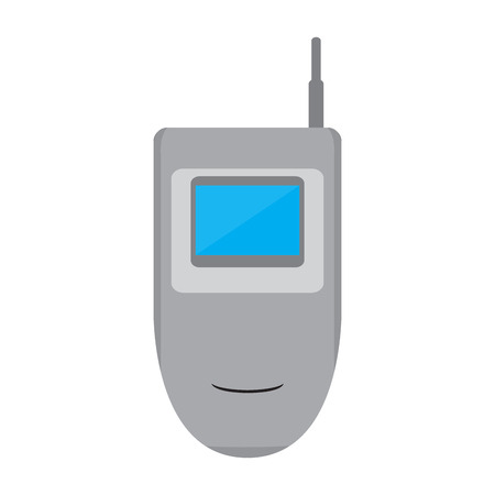Isolated old cellphone icon. Vector illustration designのイラスト素材