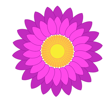 Isolated flower icon image. Vector illustration designのイラスト素材