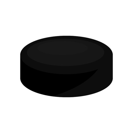 Isolated hockey puck icon. Vector illustration designのイラスト素材