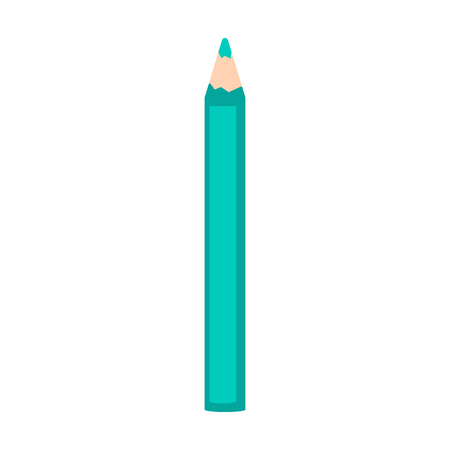 Isolated color pencil icon. School supplies. Vector illustration designのイラスト素材