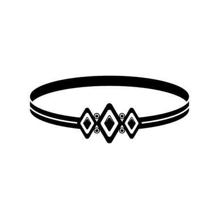 Silhouette of a ringの写真素材