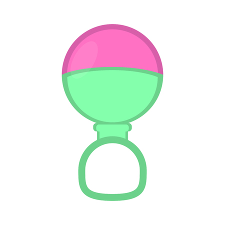 Isolated baby shaker toy iconの写真素材