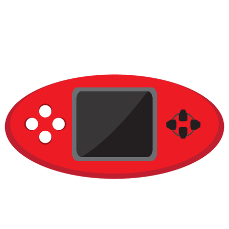 Isolated portable videogame console iconのイラスト素材