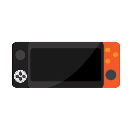 Isolated portable videogame console icon. Vector illustration designのイラスト素材