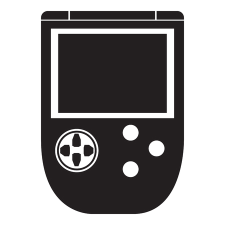 Isolated portable videogame console icon. Vector illustration designのイラスト素材