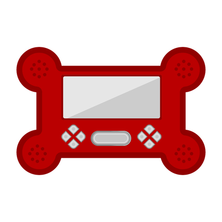 Isolated portable videogame console icon. Vector illustration designのイラスト素材