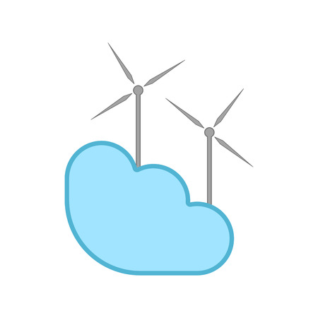 Isolated windy weather icon. Vector illustration designのイラスト素材