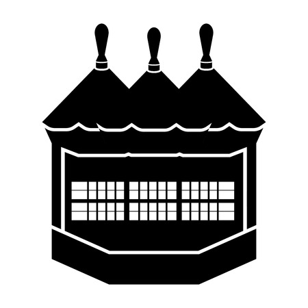 Traditional asian building icon. Vector illustration designのイラスト素材