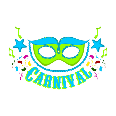 Carnival mask and party ornamentsのイラスト素材