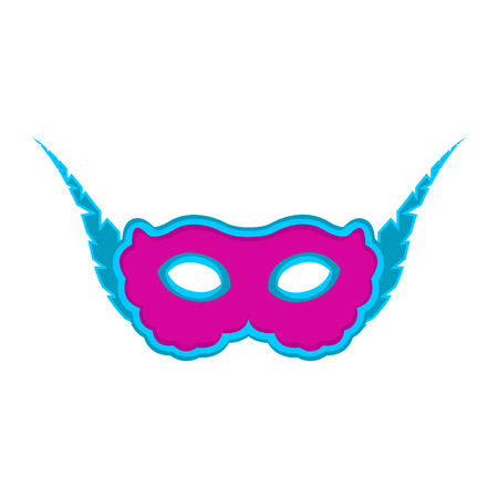 Isolated carnival mask imageのイラスト素材