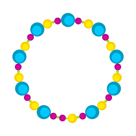 Isolated empty party labels. Vector illustration designのイラスト素材