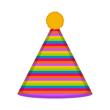 Isolated party hat icon. Vector illustration designのイラスト素材
