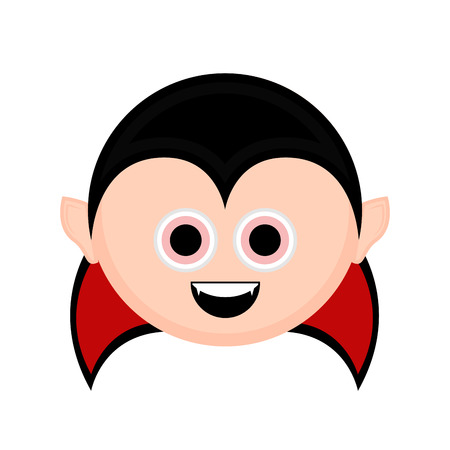 Cute halloween vampire character character. Vector illustration designのイラスト素材