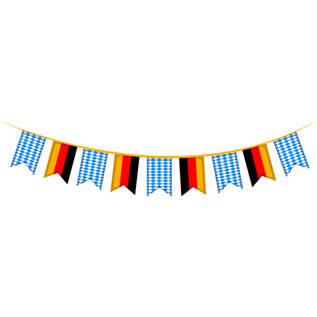 Isolated oktoberfest ornament image. Vector illustration designのイラスト素材