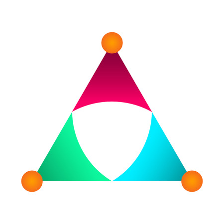 Isolated teamwork business logo
