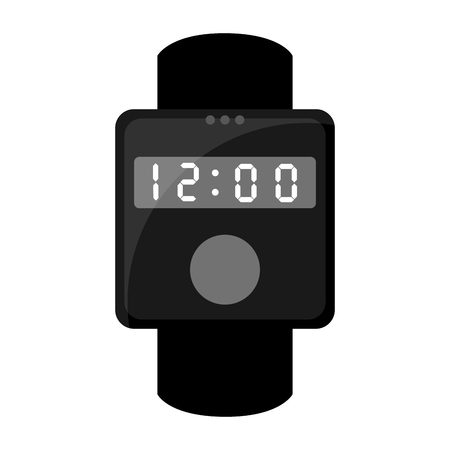 Isolated digital wristwatch icon. Vector illustration designのイラスト素材